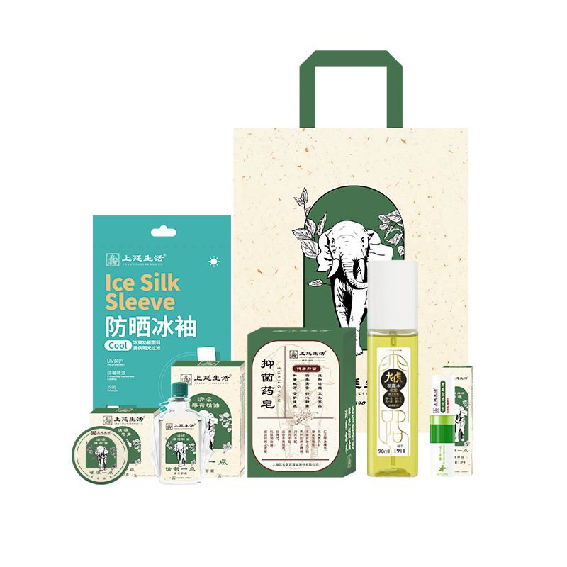 上延生活 清凉防暑六件套（单位：套） 雾雨绿